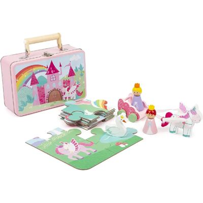 Small Foot Small_foot Coffret puzzle et jeu licorne - Publicité Small Foot Small_foot Coffret puzzle et jeu licorne - Publicité