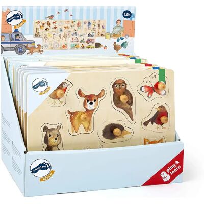 Small Foot Small_foot présentoir puzzles en bois - Publicité Small Foot Small_foot présentoir puzzles en bois - Publicité