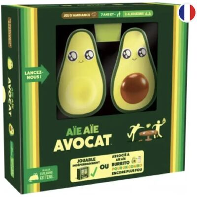 Exploding Kittens Aie Aie Avocado - Jeu de société - Publicité Exploding Kittens Aie Aie Avocado - Jeu de société - Publicité