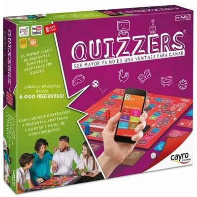 Jeu de Société Cayro Quizzers - Jeu Éducatif pour Famille - Publicité Jeu de Société Cayro Quizzers - Jeu Éducatif pour Famille - Publicité