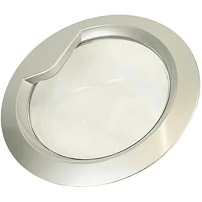 Indesit - C00306611 - Argent - Porte de lave-linge - Publicité Indesit - C00306611 - Argent - Porte de lave-linge - Publicité