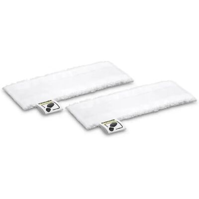 Kärcher Karcher kit de serpillières microfibre pour nettoyeur vapeur - Lot de 2 - Publicité Kärcher Karcher kit de serpillières microfibre pour nettoyeur vapeur - Lot de 2 - Publicité