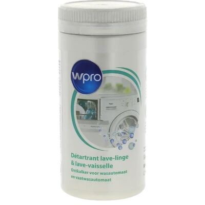 Wpro Détartrant en poudre pour lave-linge - Publicité Wpro Détartrant en poudre pour lave-linge - Publicité