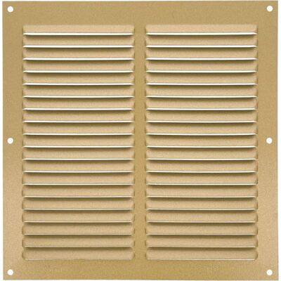 AMIG Grille d'aération 3 200 x 200 mm Aluminium Or - Publicité AMIG Grille d'aération 3 200 x 200 mm Aluminium Or - Publicité