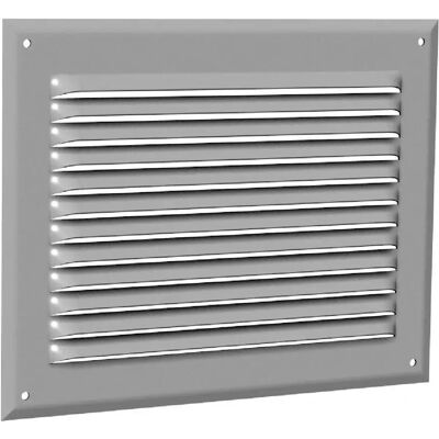 Unelvent Grille de ventilation - Aluminium - Publicité Unelvent Grille de ventilation - Aluminium - Publicité