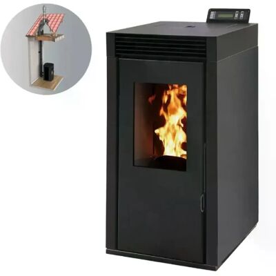 Interstoves Pack Poêle à granules MARINA 6 Etanche + Kit Conduit Vertical 80/125 - - Publicité Interstoves Pack Poêle à granules MARINA 6 Etanche + Kit Conduit Vertical 80/125 - - Publicité