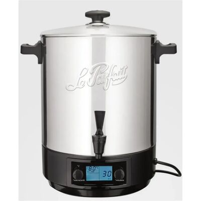 Stérilisateur de bocaux électrique cuve inox avec robinet 23l 2500w - 41231B2 - LE PARFAIT - Publicité Stérilisateur de bocaux électrique cuve inox avec robinet 23l 2500w - 41231B2 - LE PARFAIT - Publicité