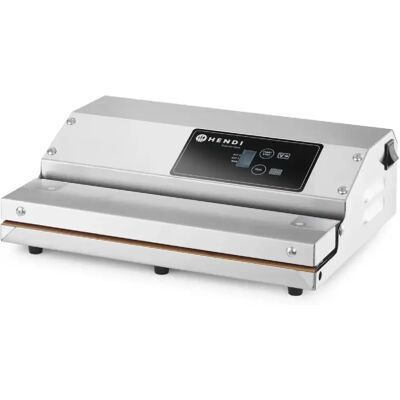 Machine à emballer sous vide Kitchen Line 330 mm 380 W à bande en acier inoxydable - Hendi 297384 - Publicité Machine à emballer sous vide Kitchen Line 330 mm 380 W à bande en acier inoxydable - Hendi 297384 - Publicité