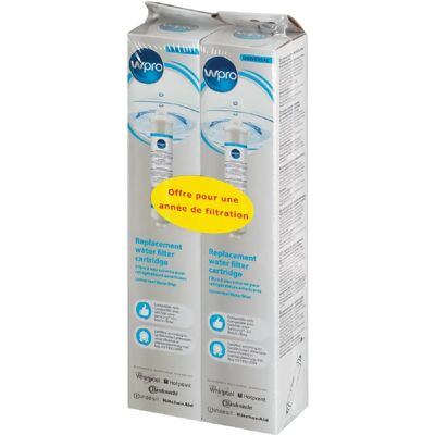 Wpro filtre à eau externe réfrigérateur SMS200 - Lot de 2 - Publicité Wpro filtre à eau externe réfrigérateur SMS200 - Lot de 2 - Publicité