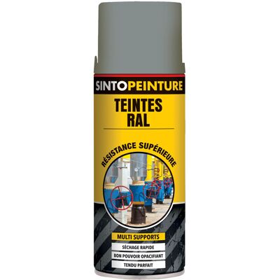 Peinture classiques antirouille teintes vert brillant RAL6005 en aérosol de 400 ml SINTO 925210 Brillant - Publicité Peinture classiques antirouille teintes vert brillant RAL6005 en aérosol de 400 ml SINTO 925210 Brillant - Publicité
