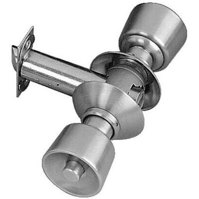 Serrure tubulaire V 6300 bec de canne à condamnation axe 63 mm bouton tulipe finition laiton poli VACHETTE 19096000 Inox - Publicité Serrure tubulaire V 6300 bec de canne à condamnation axe 63 mm bouton tulipe finition laiton poli VACHETTE 19096000 Inox - Publicité