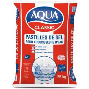 Salins Aqua Classic Sel pour adoucisseur d'eau - Pastilles d'eau douce - Publicité Salins Aqua Classic Sel pour adoucisseur d'eau - Pastilles d'eau douce - Publicité