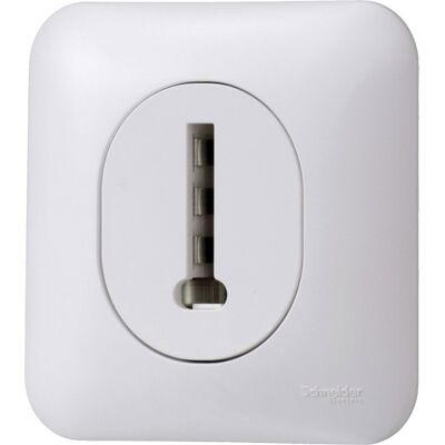 Conjoncteur en T OVALIS blanc SCHNEIDER ELECTRIC S266496 Blanc - Publicité Conjoncteur en T OVALIS blanc SCHNEIDER ELECTRIC S266496 Blanc - Publicité