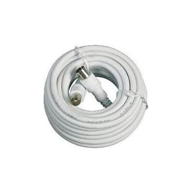 NOTRE SELECTION Rallonge câble TV blanc 3 m 10154012J Blanc - Publicité NOTRE SELECTION Rallonge câble TV blanc 3 m 10154012J Blanc - Publicité