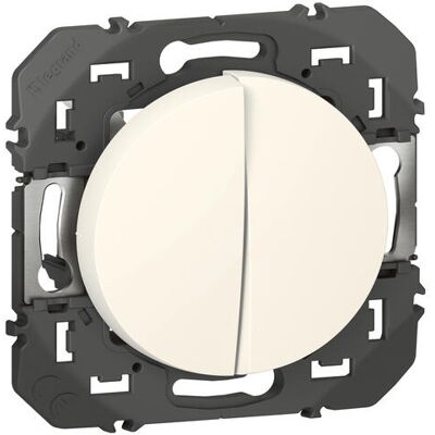 Poussoir double DOOXIE 6 A finition blanc LEGRAND 600008 Brillant - Publicité Poussoir double DOOXIE 6 A finition blanc LEGRAND 600008 Brillant - Publicité