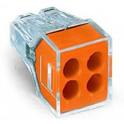 Boîte de 50 bornes de connexion automatiques transparentes 5 fils (1 - 2,5 mm²) WAGO 273-245 - Publicité Boîte de 50 bornes de connexion automatiques transparentes 5 fils (1 - 2,5 mm²) WAGO 273-245 - Publicité