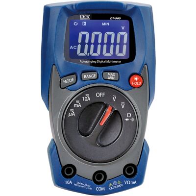 Multimètre numérique TRMS de poche TURBOTRONIC TT960 - Publicité Multimètre numérique TRMS de poche TURBOTRONIC TT960 - Publicité