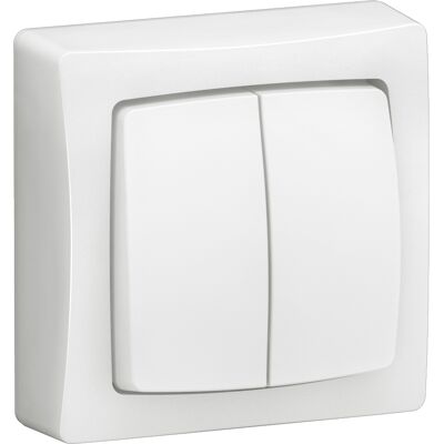 Interrupteur va-et-vient ASL pour appareillage saillie 250 V version étroite LEGRAND 086084 Blanc brillant - Publicité Interrupteur va-et-vient ASL pour appareillage saillie 250 V version étroite LEGRAND 086084 Blanc brillant - Publicité