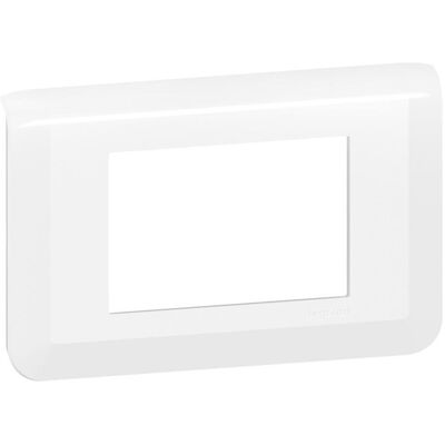 Plaque Murale Blanche Legrand 3 Modules - Wall Plate - Publicité Plaque Murale Blanche Legrand 3 Modules - Wall Plate - Publicité