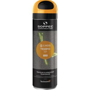 Bombe peinture temporaire Tempo TP 500 ml - bleu fluo SOPPEC 141619O Orange - Publicité Bombe peinture temporaire Tempo TP 500 ml - bleu fluo SOPPEC 141619O Orange - Publicité