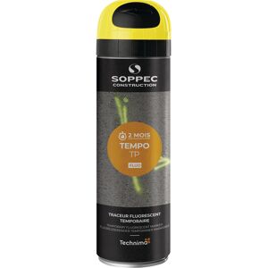 Bombe peinture temporaire Tempo TP 500 ml - bleu fluo SOPPEC 141619O Jaune fluo - Publicité Bombe peinture temporaire Tempo TP 500 ml - bleu fluo SOPPEC 141619O Jaune fluo - Publicité