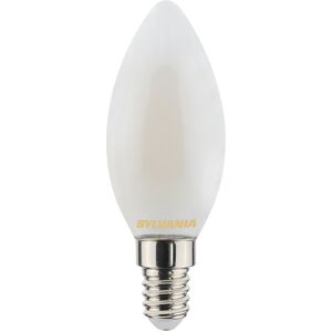 Ampoule LED flamme TOLEDO Retro satiné 4,5 W 470 lm E14 SYLVANIA 29482 Satiné - Publicité Ampoule LED flamme TOLEDO Retro satiné 4,5 W 470 lm E14 SYLVANIA 29482 Satiné - Publicité