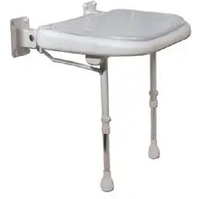 Banc de douche rembourré rectangulaire gris AKW 04570P Gris - Publicité Banc de douche rembourré rectangulaire gris AKW 04570P Gris - Publicité