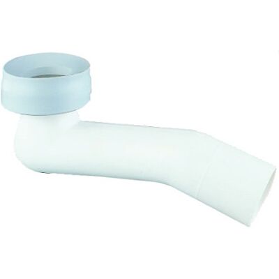 Pipe coudée PVC D75 pour cuvette WC ASPIRAMBO PORCHER D5994AC - Publicité Pipe coudée PVC D75 pour cuvette WC ASPIRAMBO PORCHER D5994AC - Publicité