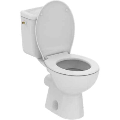 Pack WC NOE mécanique finition blanc brillant sortie horizontale PORCHER P114601 - Publicité Pack WC NOE mécanique finition blanc brillant sortie horizontale PORCHER P114601 - Publicité