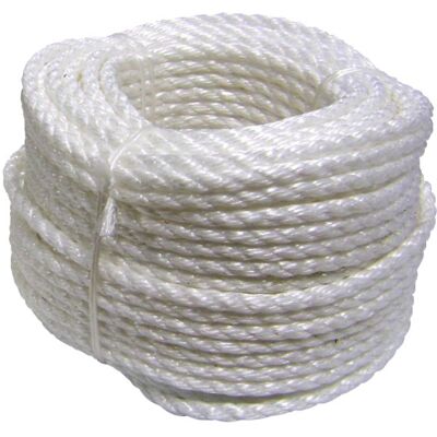 CORDERIES TOURNONAISES Corde Polypropylène Blanc 10mm - 100m - Publicité CORDERIES TOURNONAISES Corde Polypropylène Blanc 10mm - 100m - Publicité