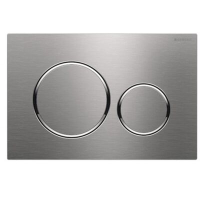 Plaque de déclenchement double touche SIGMA 20 inox brossé GEBERIT 115.882.SN.1 Inox poli - Publicité Plaque de déclenchement double touche SIGMA 20 inox brossé GEBERIT 115.882.SN.1 Inox poli - Publicité
