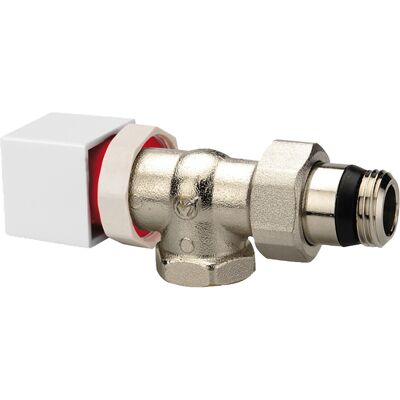 Corps thermostatique équerre inversé F1/2'' ORKLI 67650 Nickelé - Publicité Corps thermostatique équerre inversé F1/2'' ORKLI 67650 Nickelé - Publicité