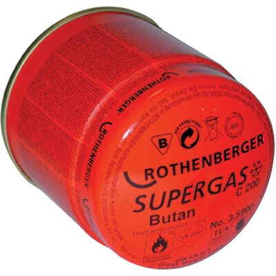 Cartouche butane propane Supergas C200 TSS 190 g Multifire ROTHENBERGER 035901-A - Publicité Cartouche butane propane Supergas C200 TSS 190 g Multifire ROTHENBERGER 035901-A - Publicité