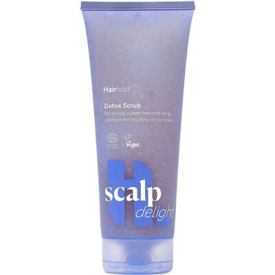 Hairlust Scalp Delight Detox Scrub - Gommage pour le cuir chevelu - Publicité Hairlust Scalp Delight Detox Scrub - Gommage pour le cuir chevelu - Publicité