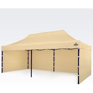 BRIMO - Wedding tent - 3x6m - beige - Tent - Publicité BRIMO - Wedding tent - 3x6m - beige - Tent - Publicité