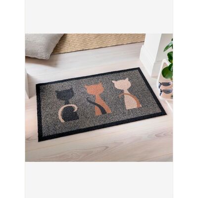 Tapis au motif chat stylisé - 40x60 cm, 5mm - Publicité Tapis au motif chat stylisé - 40x60 cm, 5mm - Publicité