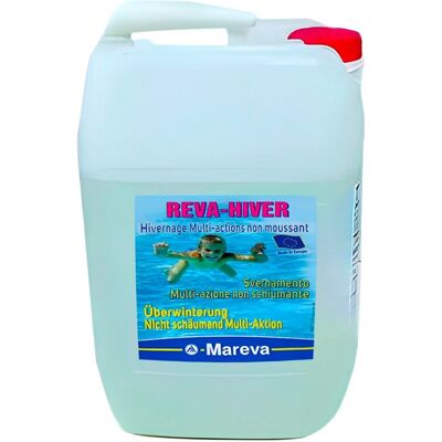 Mareva Produit d'hivernage piscine REVA-HIVER bidon 20L - Publicité Mareva Produit d'hivernage piscine REVA-HIVER bidon 20L - Publicité