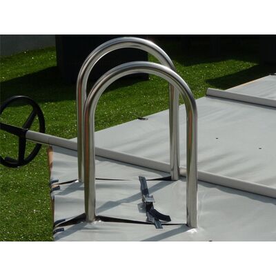 Walter Découpe escalier pour couverture WALU POOL WOODSTAR - Publicité Walter Découpe escalier pour couverture WALU POOL WOODSTAR - Publicité