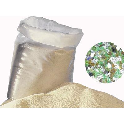 SCP Charge filtrante SANDGLASS verre filtrant 1,6/4 mm 25kg filtre piscine - Publicité SCP Charge filtrante SANDGLASS verre filtrant 1,6/4 mm 25kg filtre piscine - Publicité