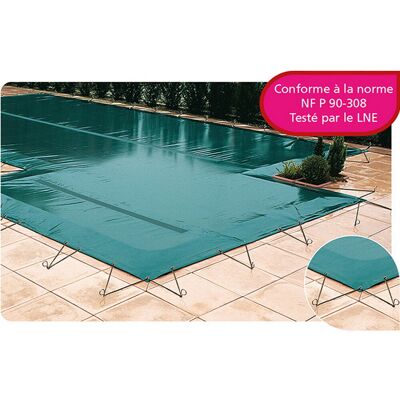 Couverture d'hivernage opaque piscine WALU SAND Walter Sable/sable - Publicité Couverture d'hivernage opaque piscine WALU SAND Walter Sable/sable - Publicité