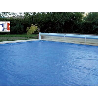 Couverture volet automatique piscine HIVERSCREEN Walter 200g/m² bleu - Publicité Couverture volet automatique piscine HIVERSCREEN Walter 200g/m² bleu - Publicité