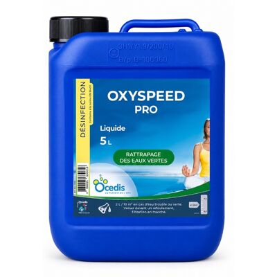 Traitement piscine Ocedis rattrapage eaux vertes piscine OXYSPEED PRO 5L - Publicité Traitement piscine Ocedis rattrapage eaux vertes piscine OXYSPEED PRO 5L - Publicité