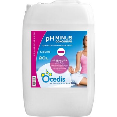 Traitement piscine OCEDIS correcteur piscine pH minus liquide 20L - Publicité Traitement piscine OCEDIS correcteur piscine pH minus liquide 20L - Publicité