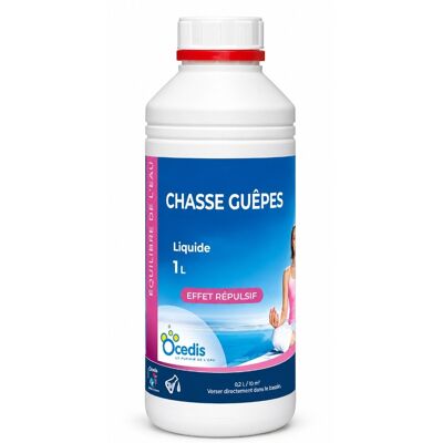 Traitement piscine OCEDIS Répulsif insectes piscine CHASSE GUEPES bidon 1L - Publicité Traitement piscine OCEDIS Répulsif insectes piscine CHASSE GUEPES bidon 1L - Publicité