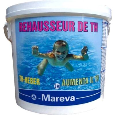 Traitement piscine Mareva dureté eau Réhausseur TH+ poudre 5kg - Publicité Traitement piscine Mareva dureté eau Réhausseur TH+ poudre 5kg - Publicité