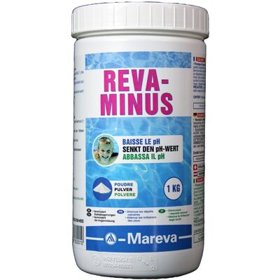 Traitement Mareva réducteur pH REVA-MINUS pH- poudre 1kg - Publicité Traitement Mareva réducteur pH REVA-MINUS pH- poudre 1kg - Publicité