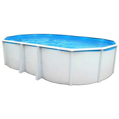 Piscine hors-sol acier Toi IBIZA ovale 640X366X132cm filtre à sable - Publicité Piscine hors-sol acier Toi IBIZA ovale 640X366X132cm filtre à sable - Publicité