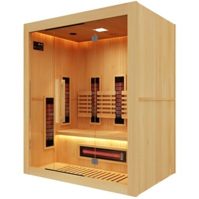 Poolstar Sauna infrarouge 3 places France Sauna SENSE IR 3 - Publicité Poolstar Sauna infrarouge 3 places France Sauna SENSE IR 3 - Publicité