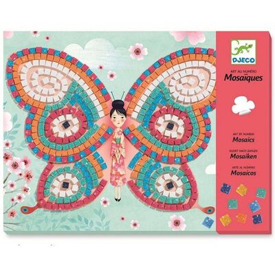 Kit de Mosaïque de Papillons Djeco - Activités Manuelles - Publicité Kit de Mosaïque de Papillons Djeco - Activités Manuelles - Publicité