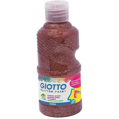 Flacon 250 ml Gouache Pailletée Giotto Bronze - Publicité Flacon 250 ml Gouache Pailletée Giotto Bronze - Publicité
